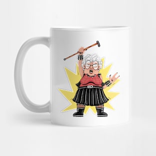 Rockin' Grandma: The Punk Rocker Next Doo Mug